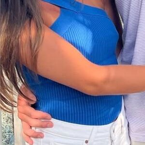Blue tank